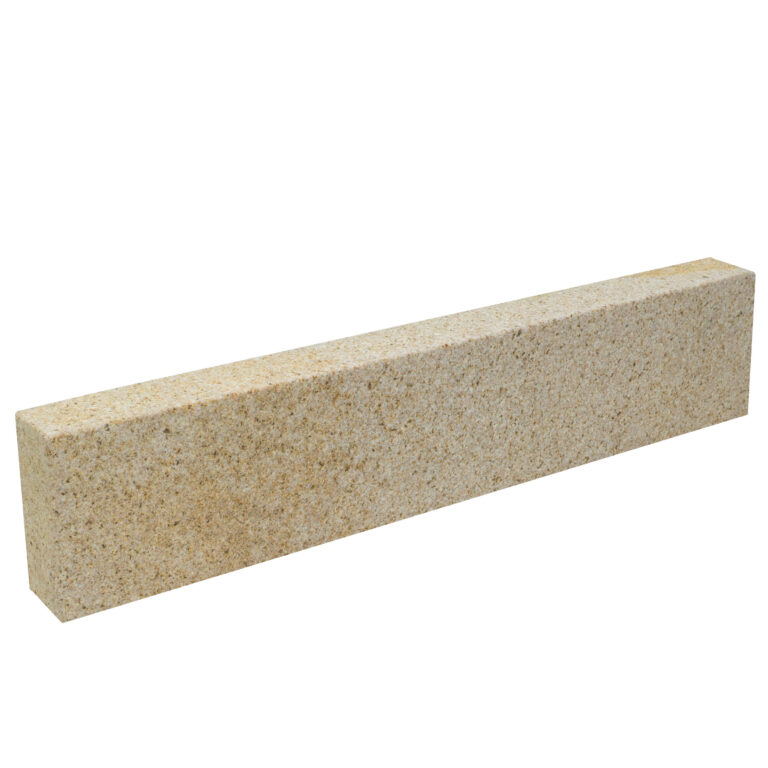 Granit Rasenkanten gestockt gelb-grau versch. Größen